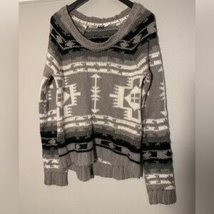 Roxy Women's Sweater - Black, White & Gray